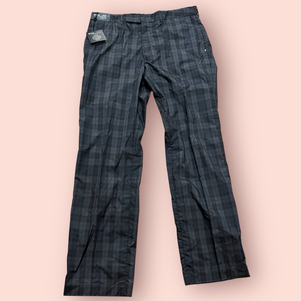 Ralph Lauren RLX Men’s Golf Plaid Pants (gray)